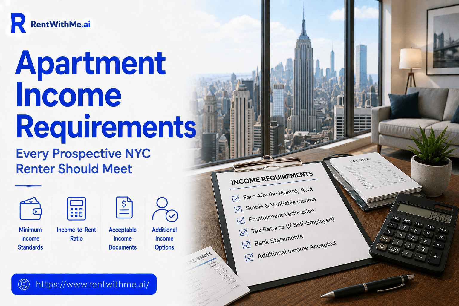 Apartment Income Requirements Every Prospective NYC Renter Should Meet