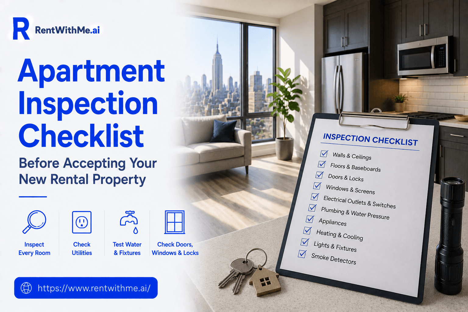 Apartment Inspection Checklist Before Accepting Your New Rental Property