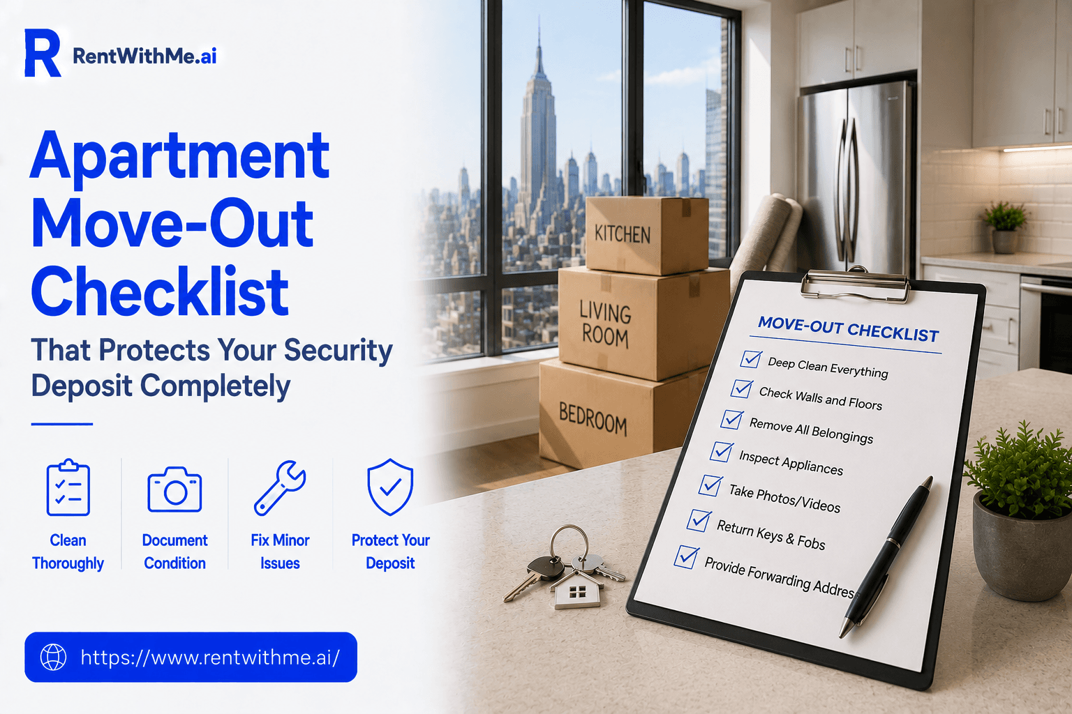 Apartment Move-Out Checklist That Protects Your Security Deposit Completely