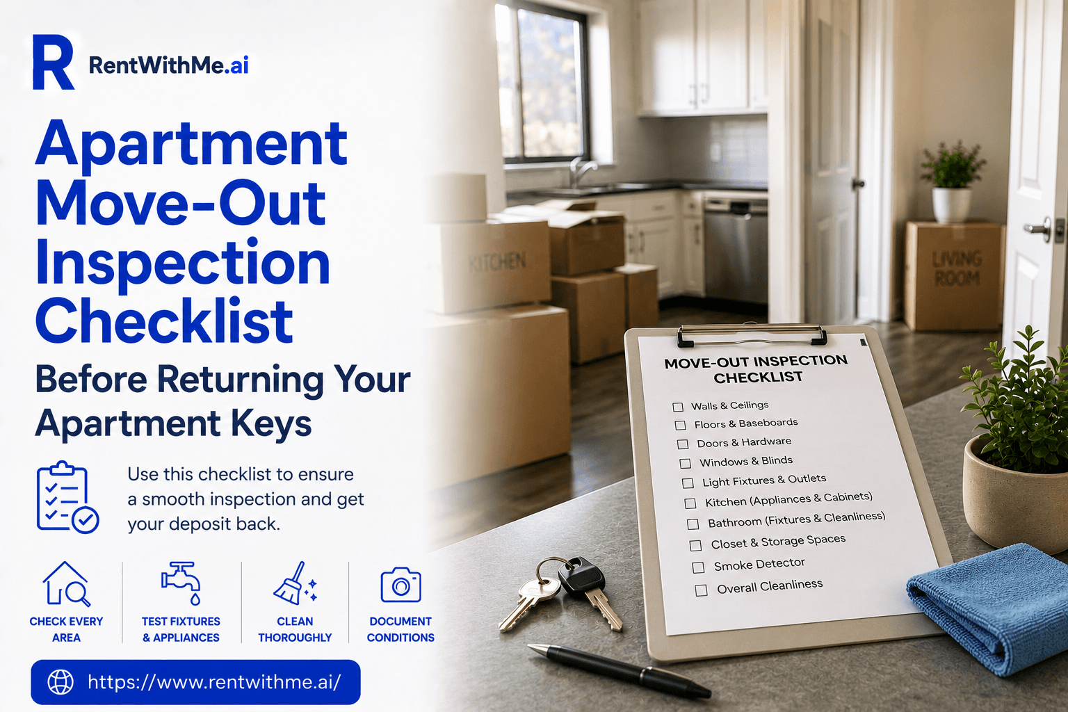 Apartment Move-Out Inspection Checklist Before Returning Your Apartment Keys
