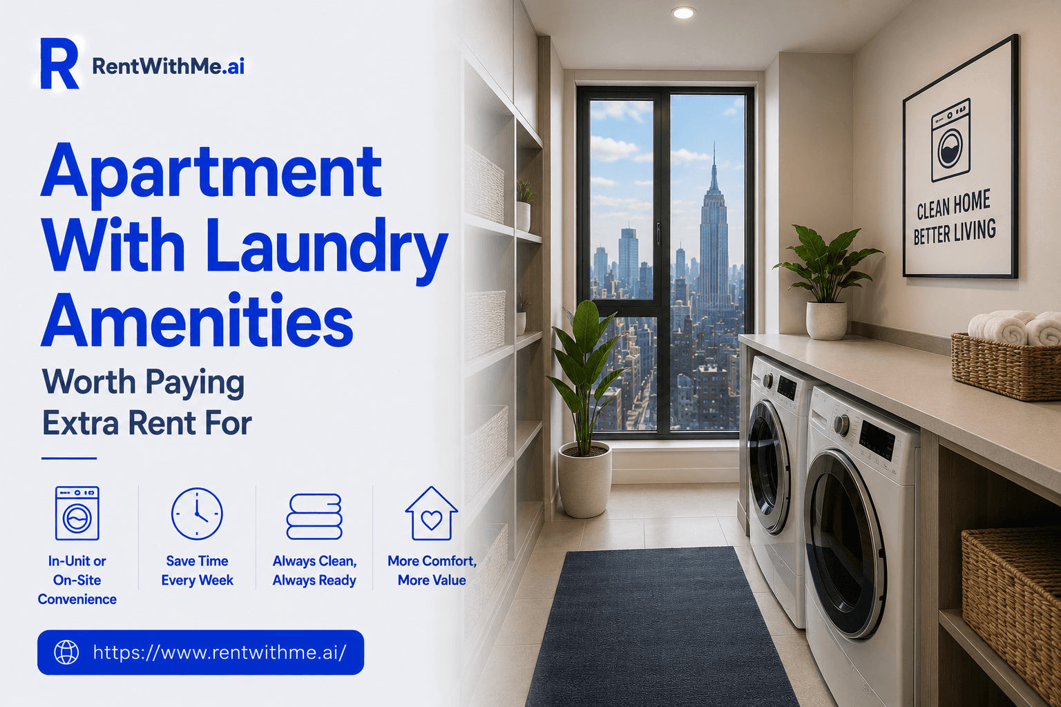Apartment With Laundry Amenities Worth Paying Extra Rent For