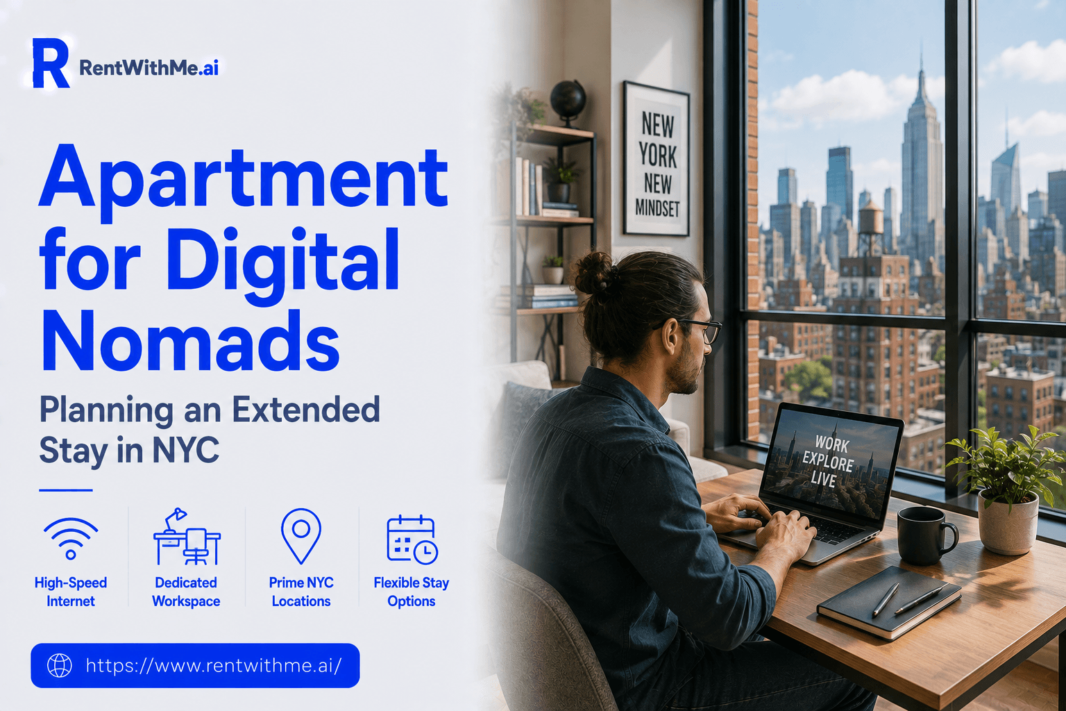 Apartment for Digital Nomads Planning an Extended Stay in NYC