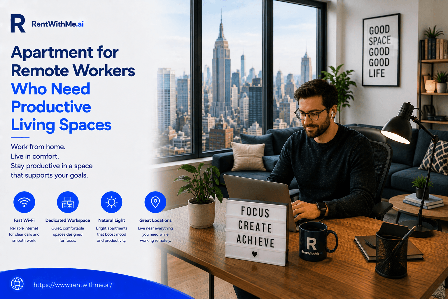 Apartment for Remote Workers Who Need Productive Living Spaces