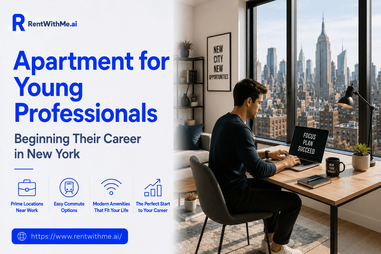 Apartment for Young Professionals Beginning Their Career in New York