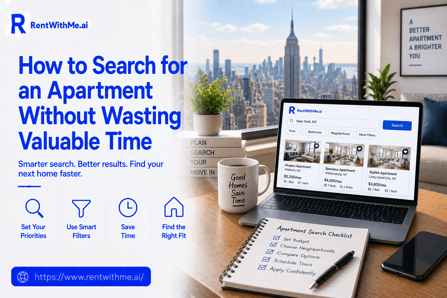 How to Search for an Apartment Without Wasting Valuable Time